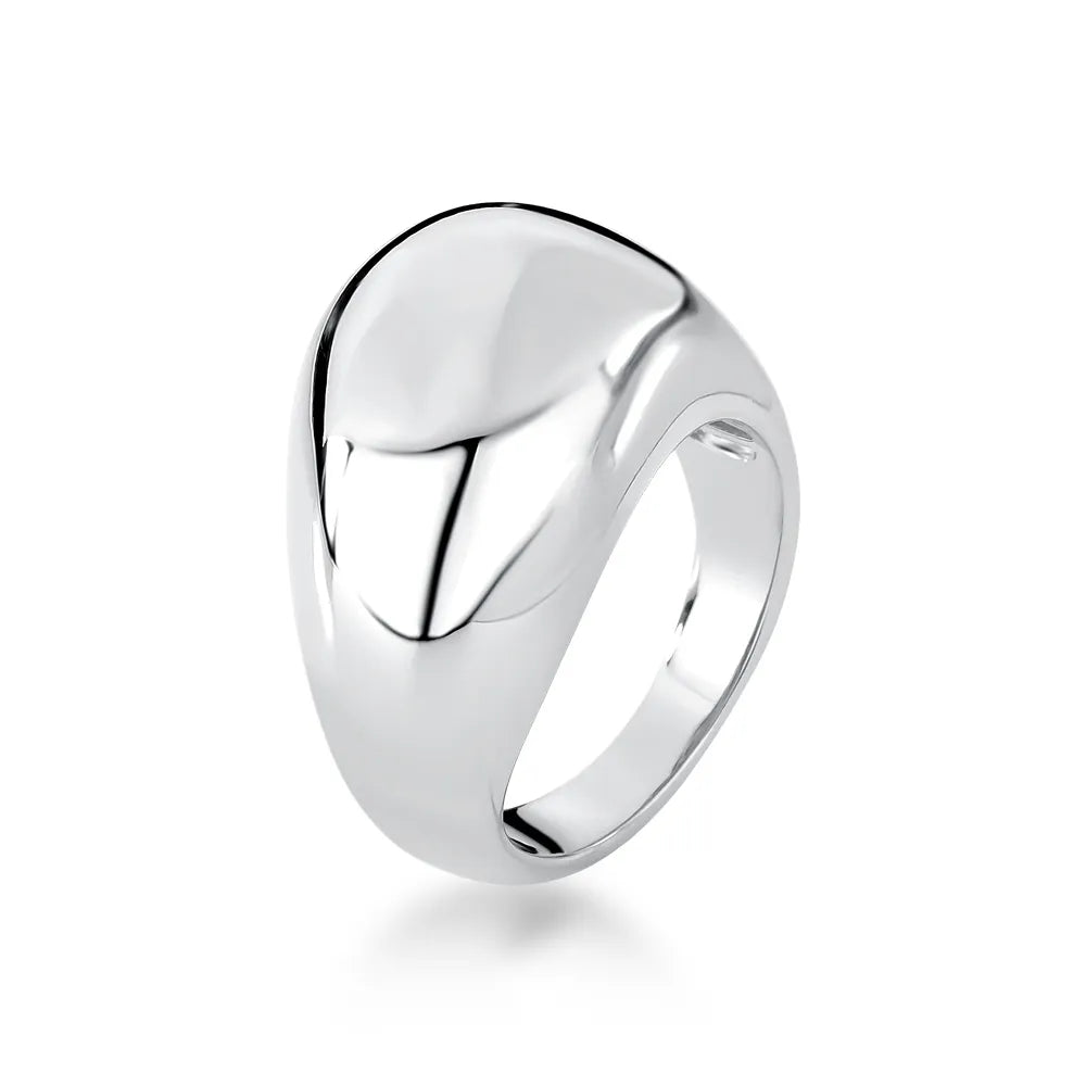 Anel Oval Curve
