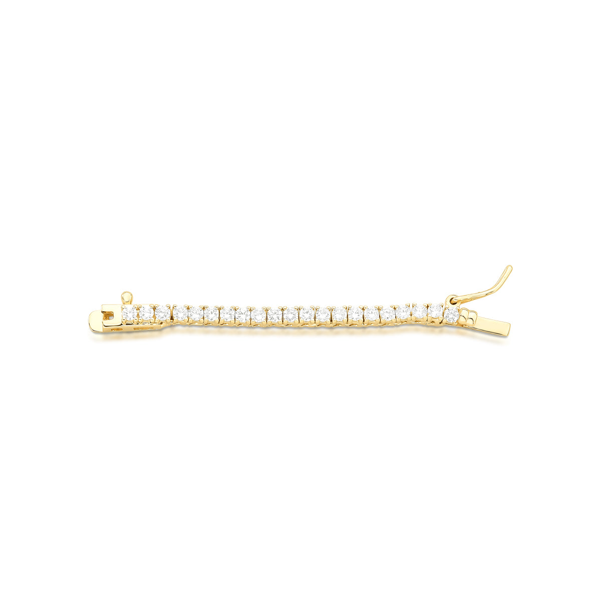 Extensor de Riviera com Cristais Redondos 2MM